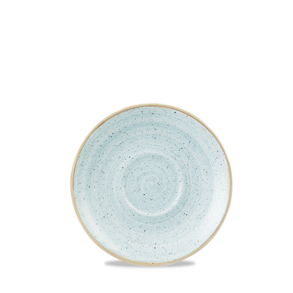 Stonecast 6 1/4" Duck Egg Blue Cappuccino Saucer