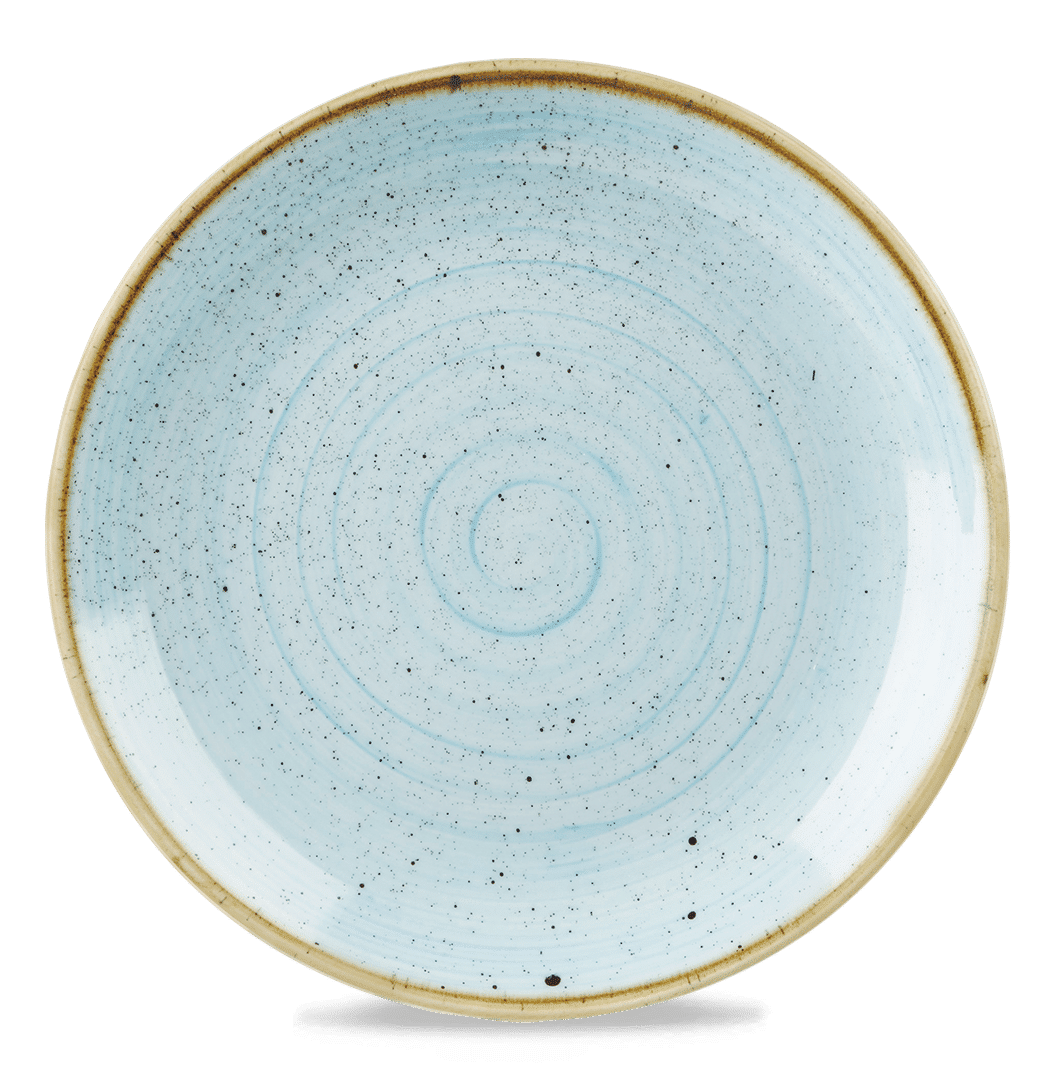 Stonecast 12 3/4" Duck Egg Blue Coupe Plate