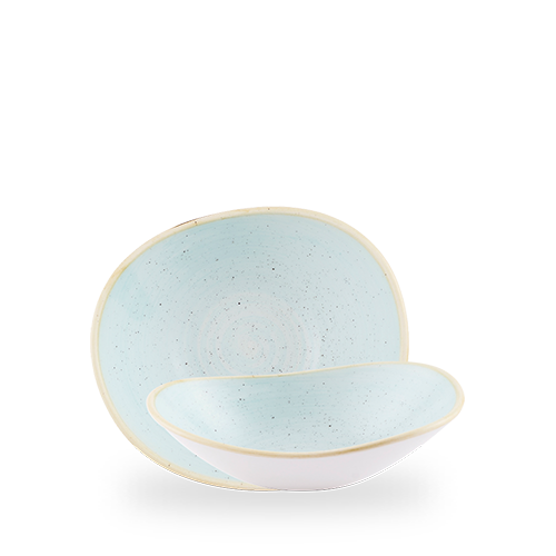Stonecast 21 oz. Duck Egg Blue Organic Opal Bowl