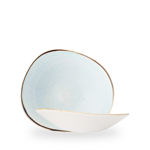 Stonecast 9.80" Duck Egg Blue Organic Bowl