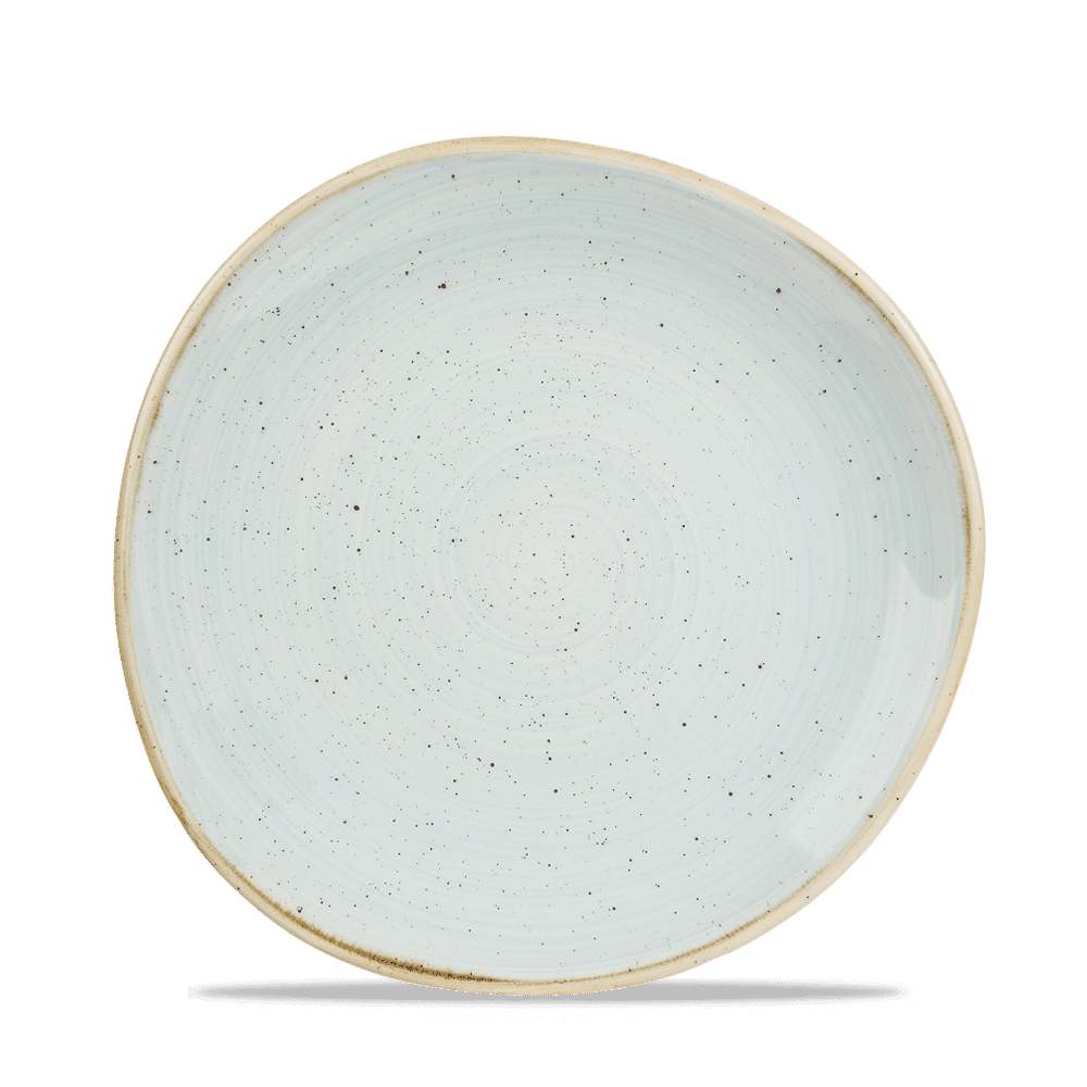 Stonecast 8 1/4" Duck Egg Blue Trace Plate