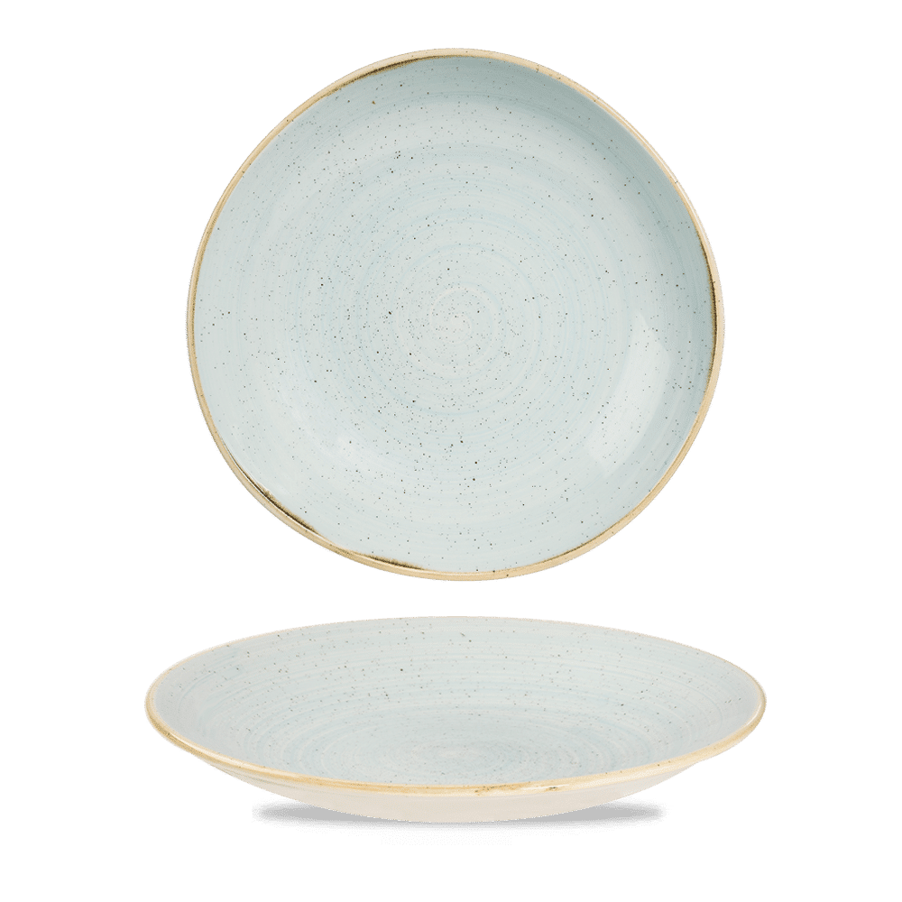 Stonecast 38 oz. Duck Egg Blue Trace Bowl