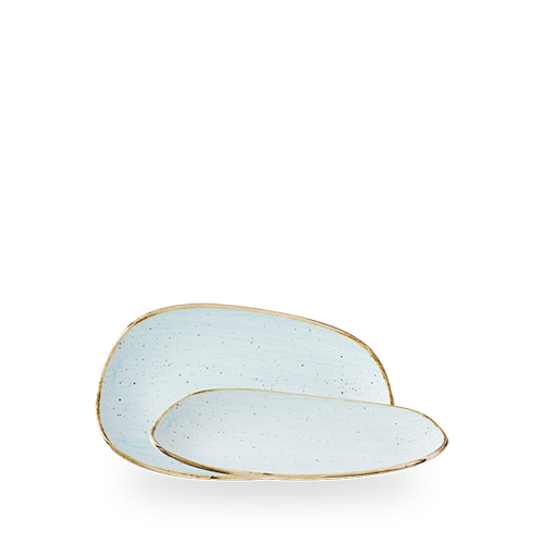 Stonecast 5" x 8.60" Duck Egg Blue Oblong Plate