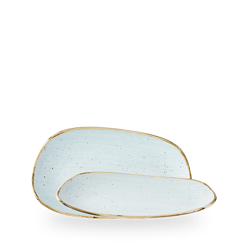 Stonecast 6" x 10.20" Duck Egg Blue Oblong Plate