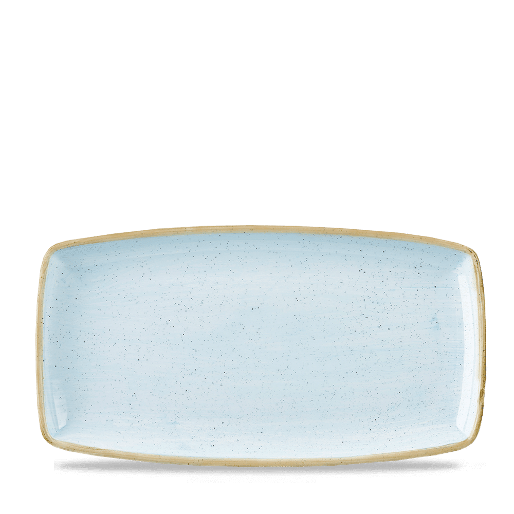Stonecast 14" x 7 1/4" Duck Egg Blue Oblong Plate