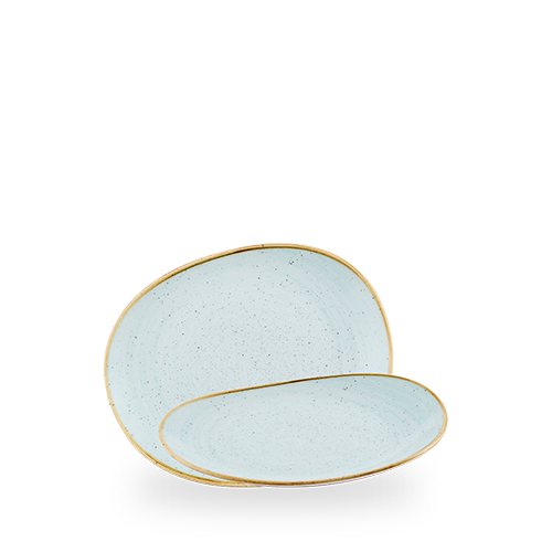 Stonecast 8 1/4" Duck Egg Blue Organic Opal Plate