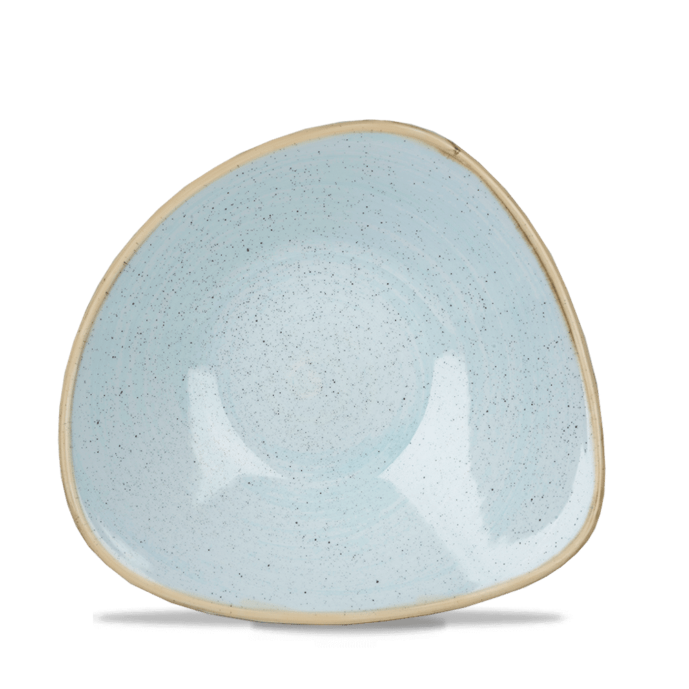 Stonecast 13 oz. Duck Egg Blue Triangle Coupe Bowl