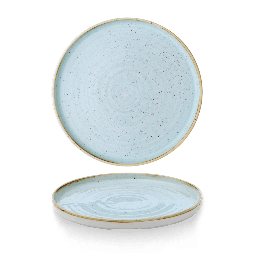 Stonecast 10 2/8" Duck Egg Blue Walled Plate