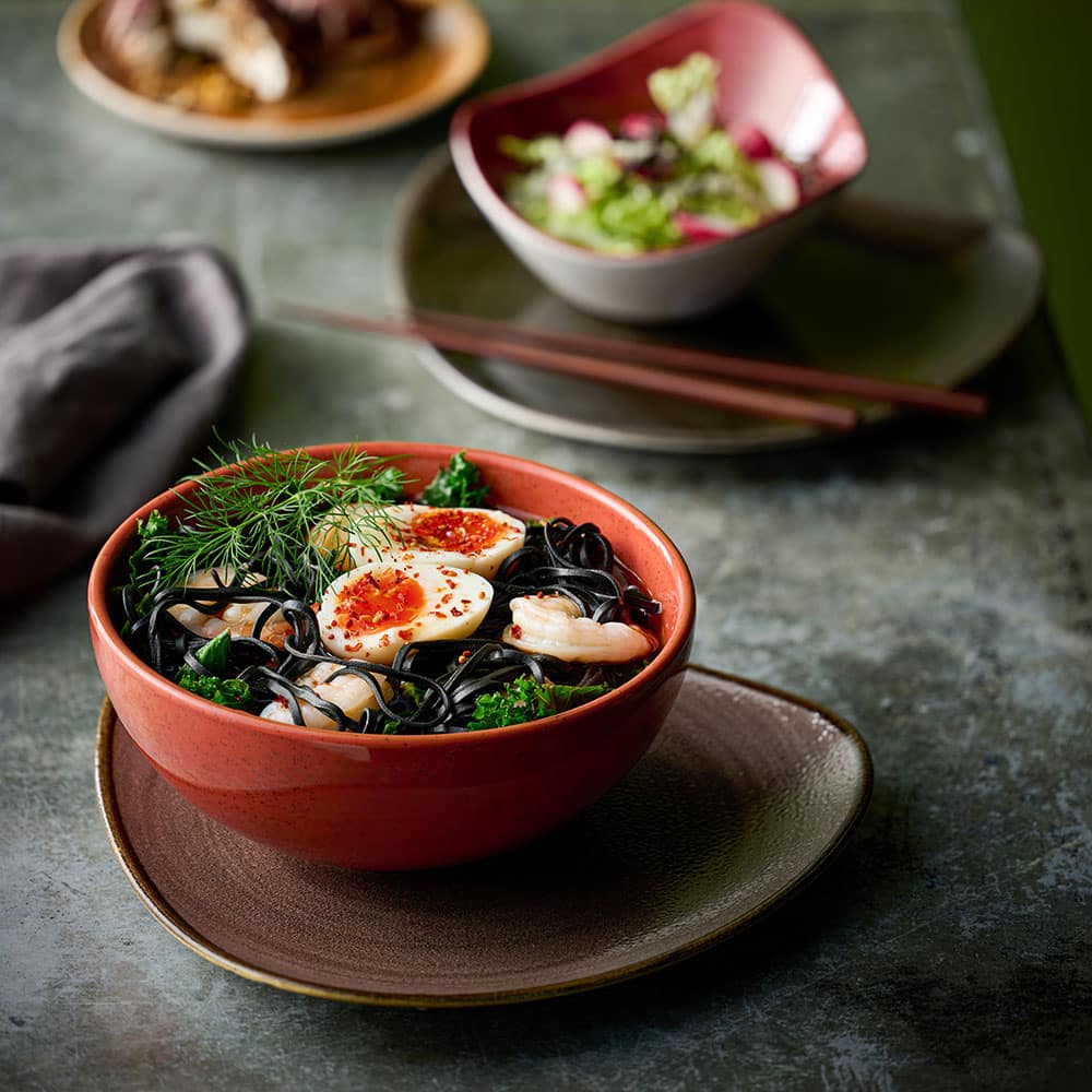 Stonecast 5 oz. Spiced Orange Noodle Bowl