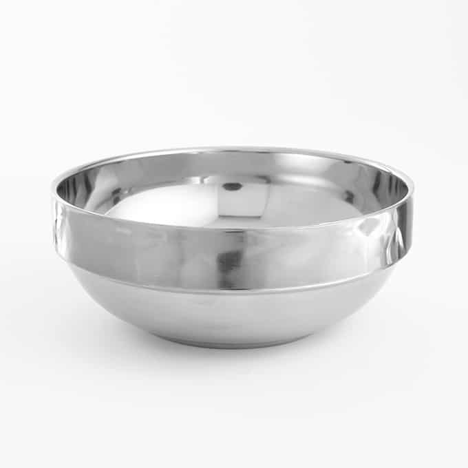 16 oz. Round Bowl, Mirror/Satin Finish