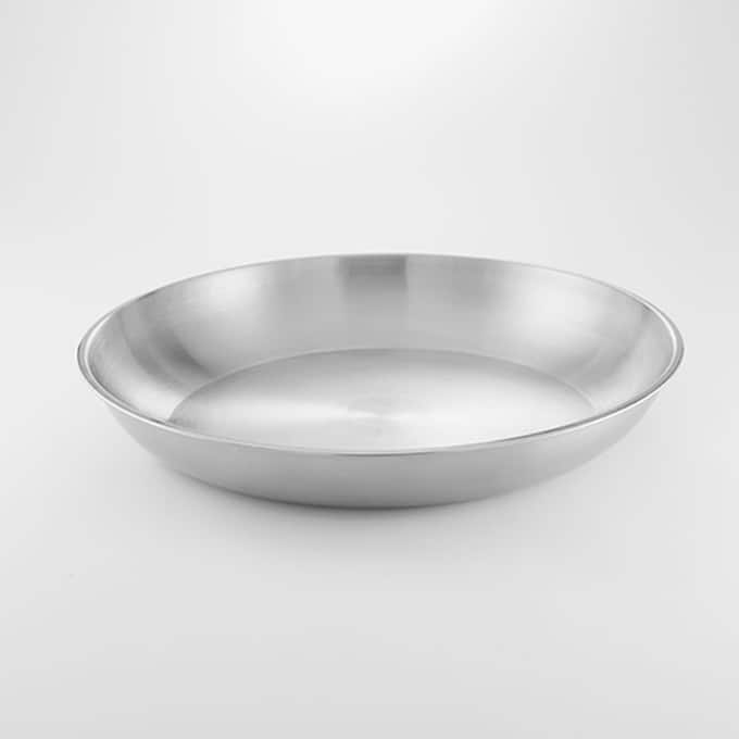 16" Round Aluminum Seafood Tray, 160 oz.