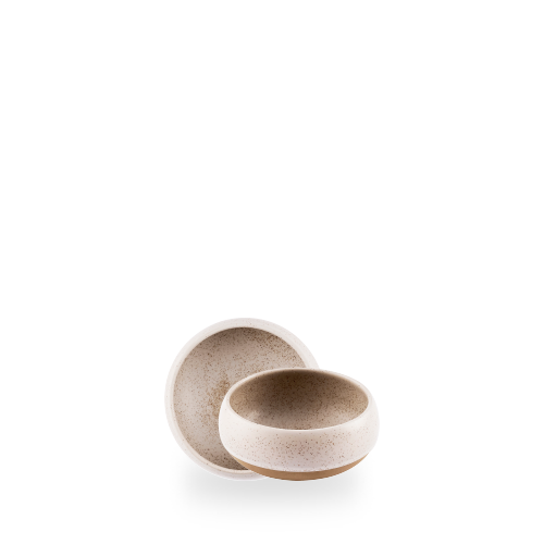 Stonecast 16 oz. Speckled White Deep Bowl