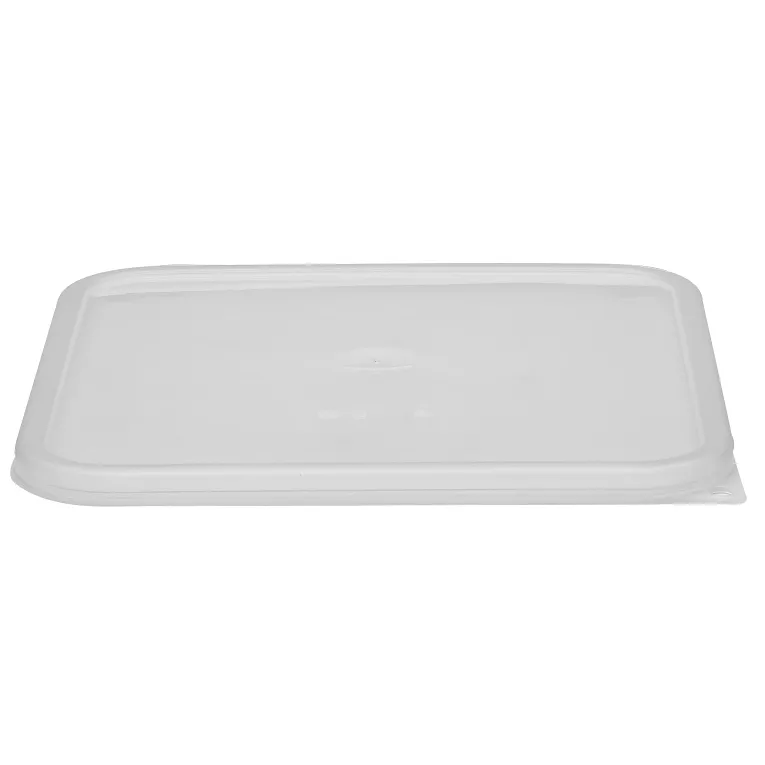 CamSquare 12, 18 and 22 Qt. Translucent Square Food Pan Seal Cover