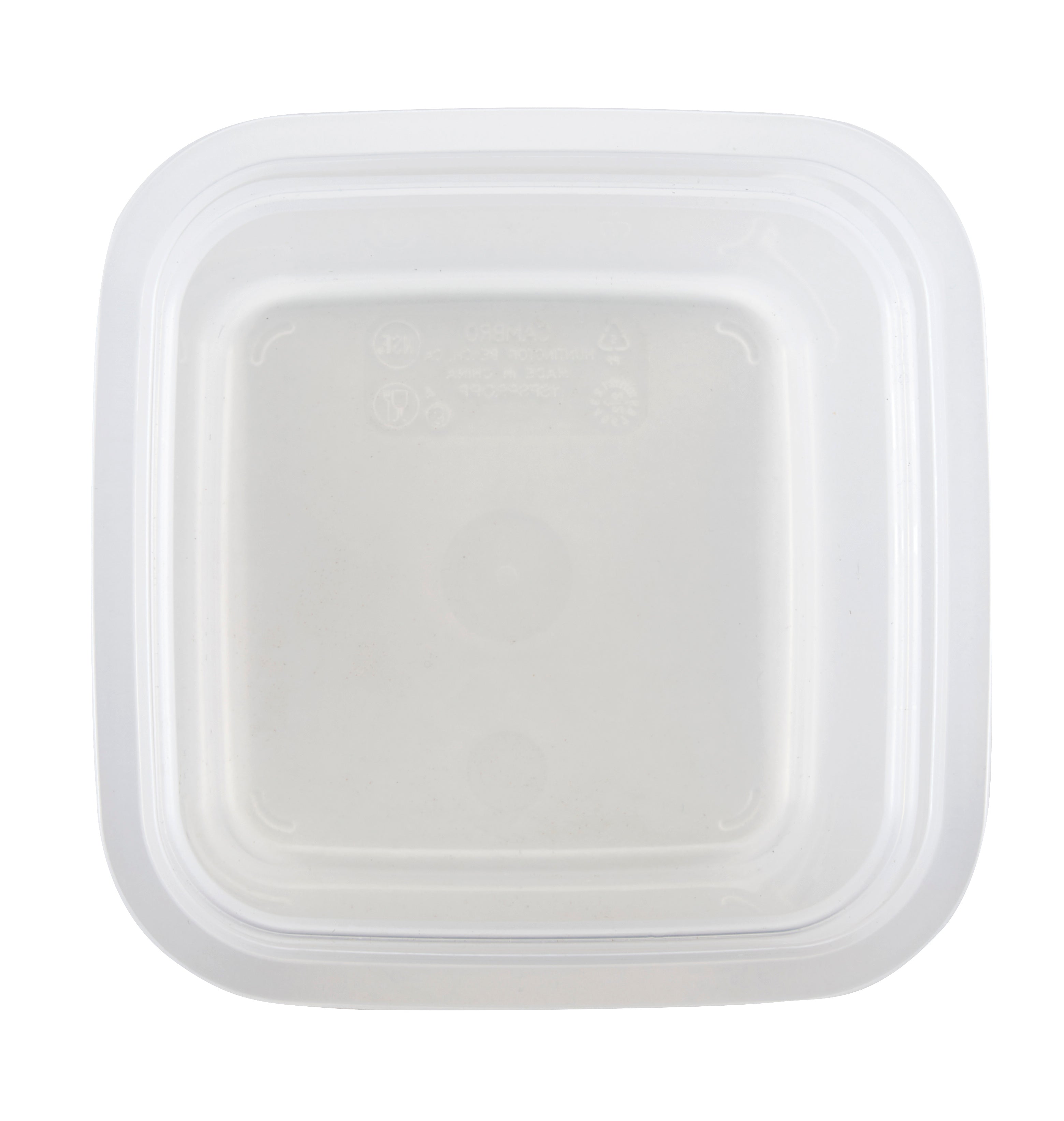 Cover, for 1/2 & 1 qt. FreshPro containers, polyethylene