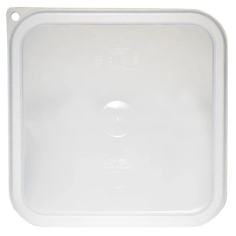 CamSquare 6 and 8 Qt. Translucent Square Food Pan Seal Cover