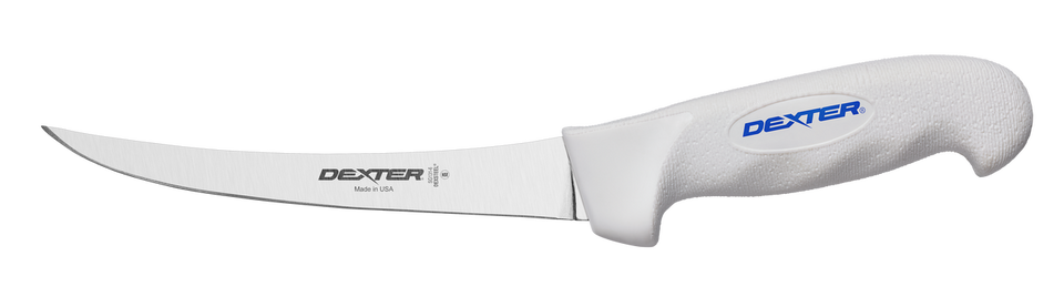SofGrip™ Narrow Curved Boning Knife, 6", White