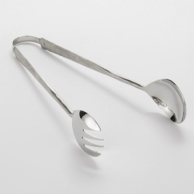 Amano 11-3/4"L, Stainless Steel Serving Tongs, Hand Forged