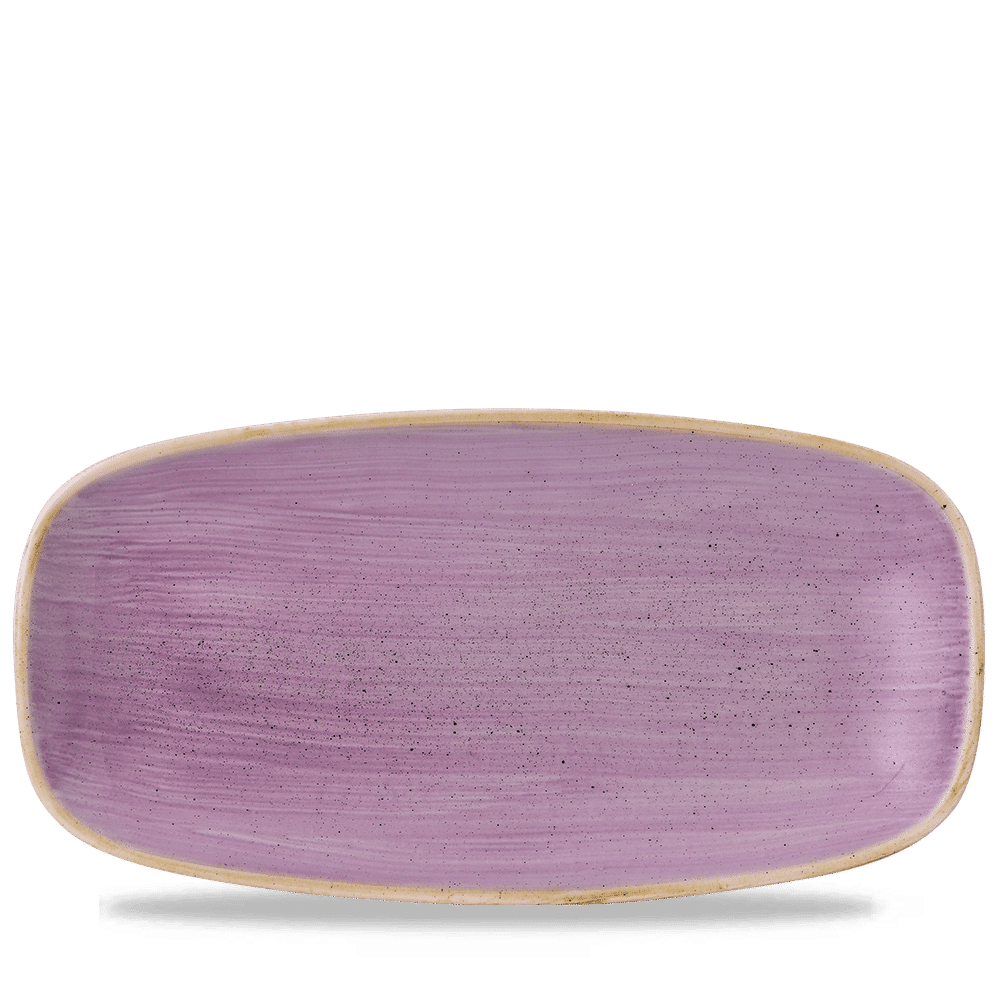 Stonecast 11 3/4" x 7 3/8" Lavender Oblong Chef's Plate