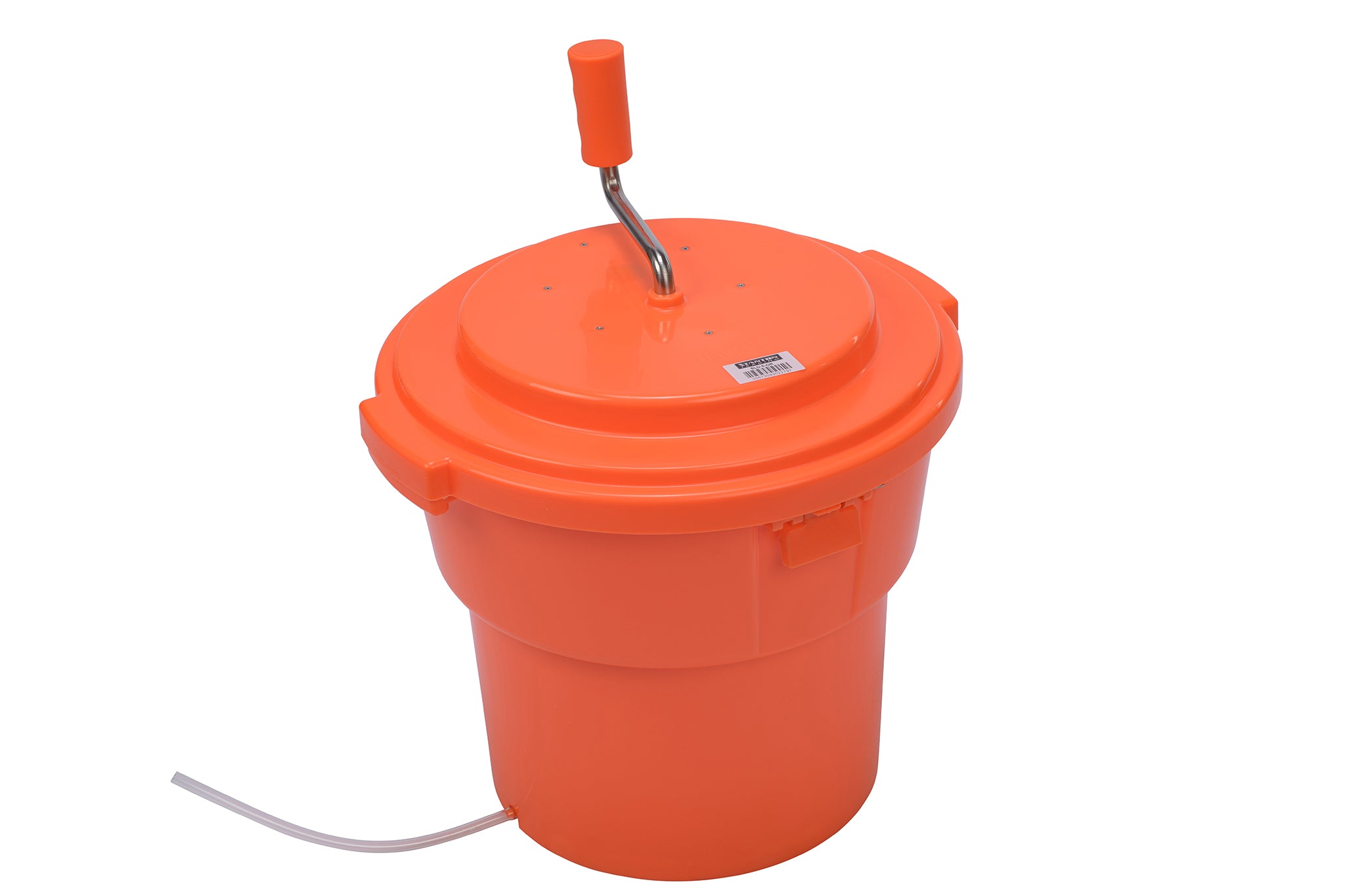 Salad Spinner/Dryer, Manual, 5 Gallon, Orange