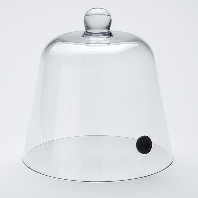 8-1/4" Round Smoking Dome Cover, Polycarbonate