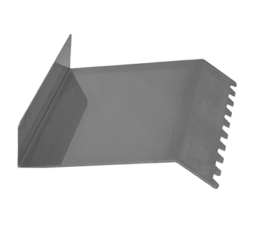 Panini Scraper, small, grooved metal scraper for cleaning of