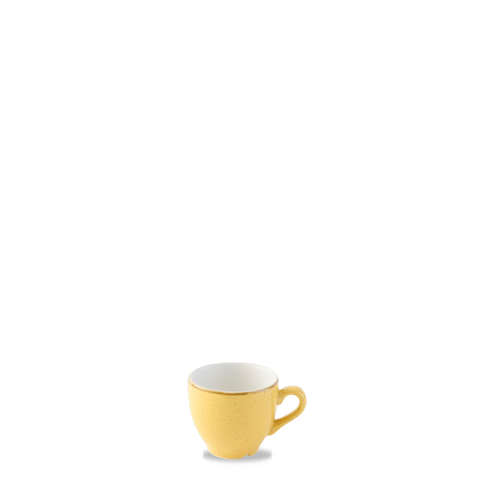 Stonecast 3-1/2 oz. Mustard Seed Yellow Espresso Cup
