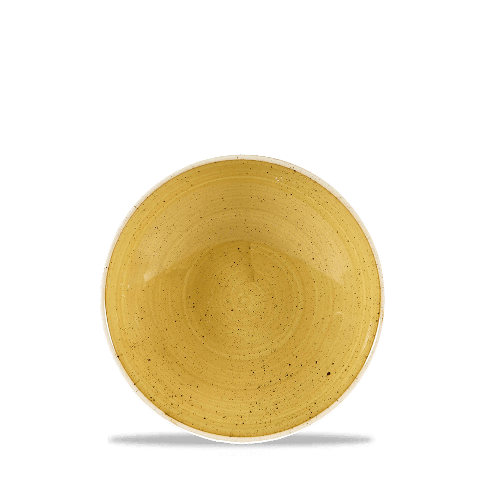 Stonecast 15 oz. Mustard Seed Yellow Coupe Bowl