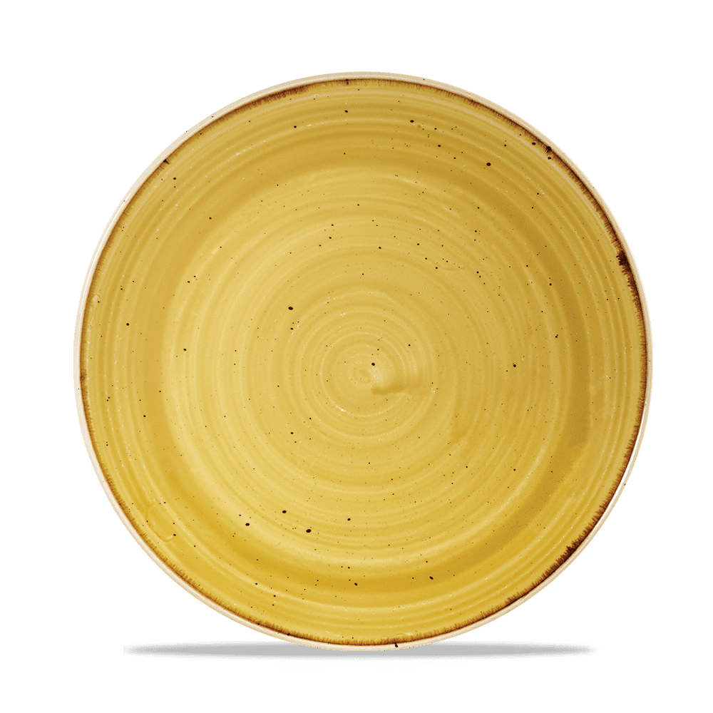 Stonecast 8 2/3" Mustard Seed Yellow Coupe Plate