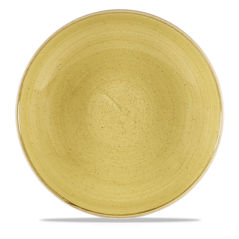 Stonecast 84-1/2 oz. Mustard Seed Yellow Coupe Bowl