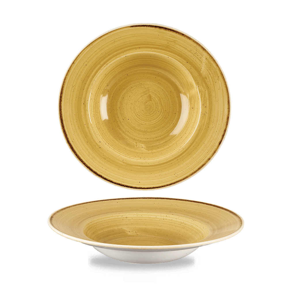 Stonecast 10 oz. Mustard Seed Yellow Round Bowl