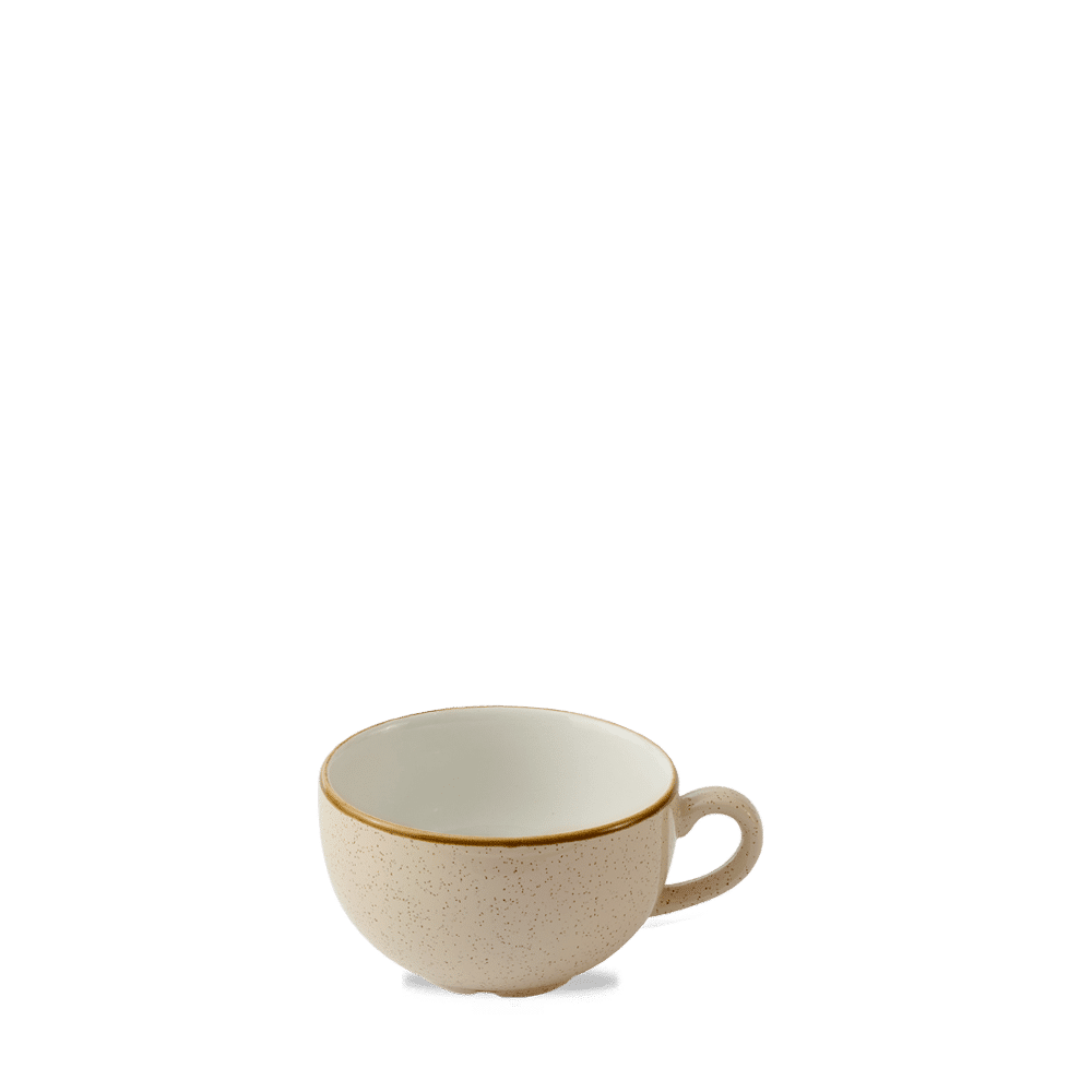 Stonecast 8 oz. Nutmeg Cream Cappuccino Cup