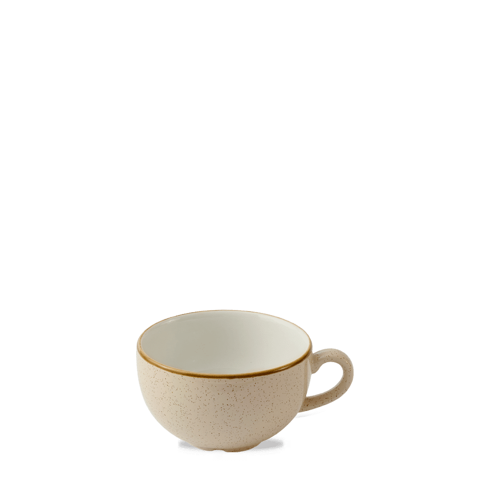 Stonecast 12 oz. Nutmeg Cream Cappuccino Cup