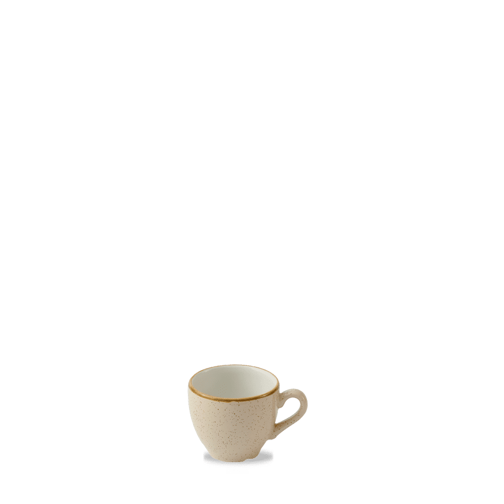 Stonecast 3.5 oz. Nutmeg Cream Espresso Cup