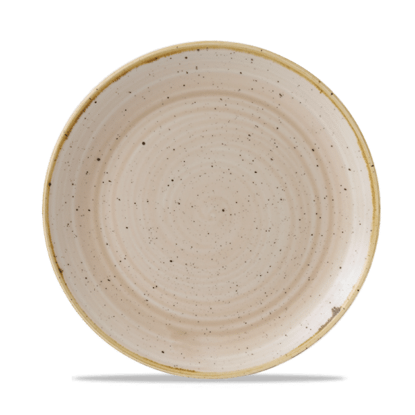 Stonecast 8 2/3" Nutmeg Cream Evolve Coupe Plate