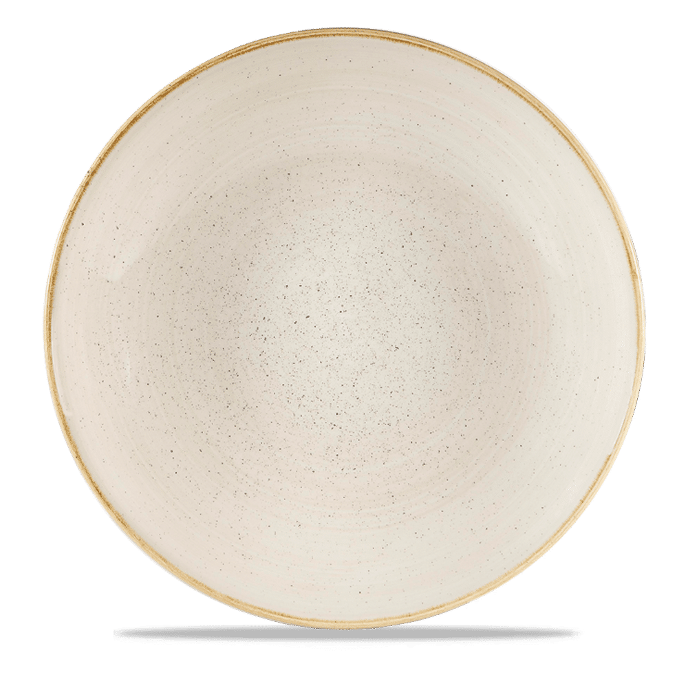 Stonecast 84-1/2 oz. Nutmeg Cream Large Coupe Bowl