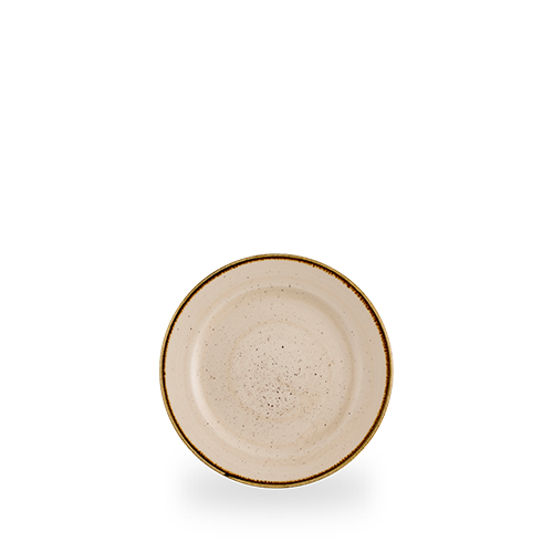 Stonecast 6 3/4" Nutmeg Cream Round Plate