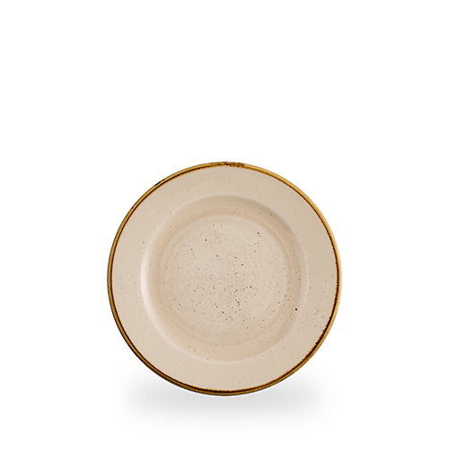 Stonecast 8 1/4" Nutmeg Cream Round Plate