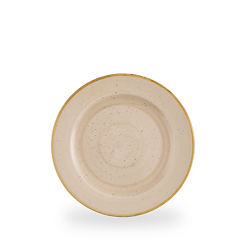 Stonecast 9 1/4" Nutmeg Cream Round Plate