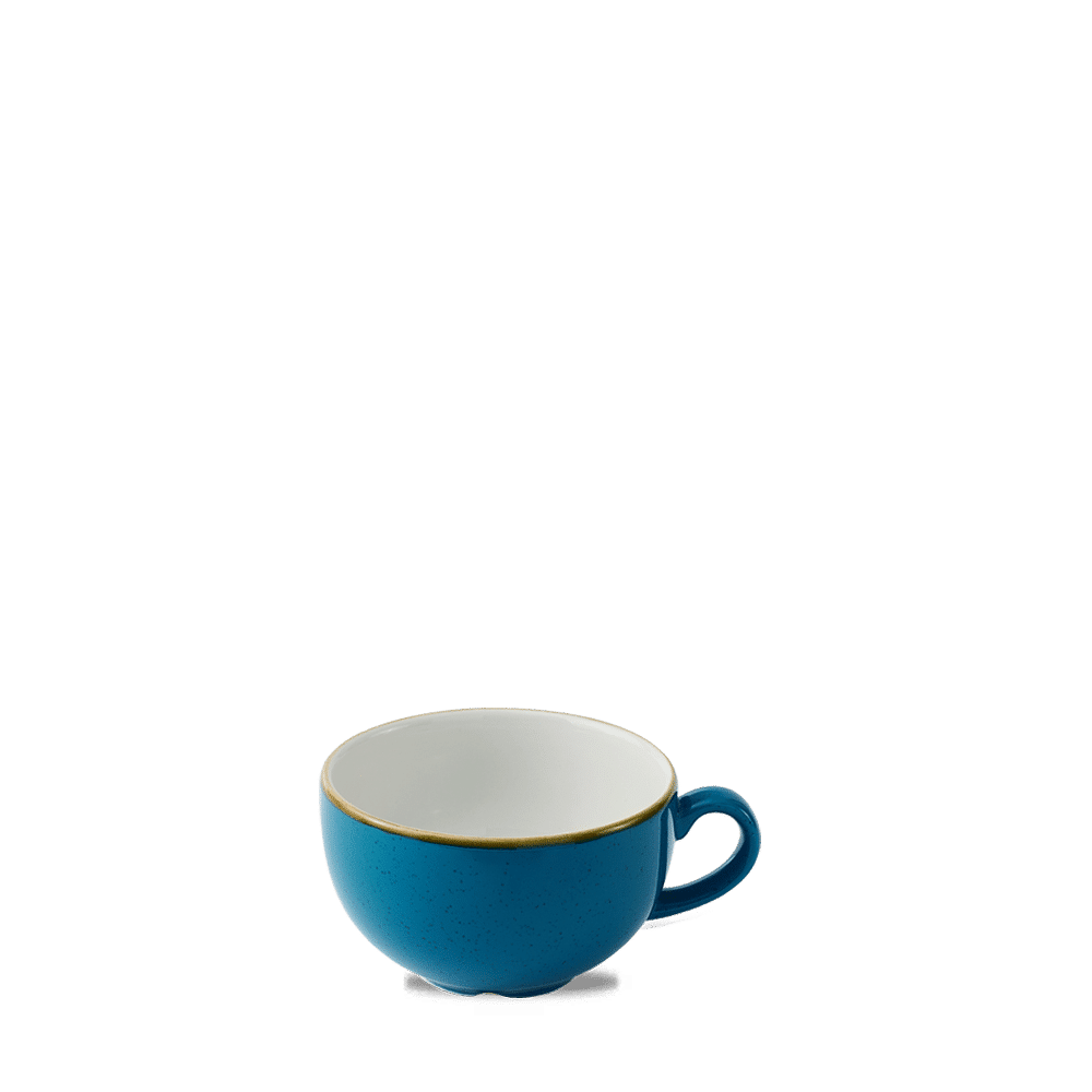 Stonecast 8 oz. Java Blue Cafe Cappuccino Cup
