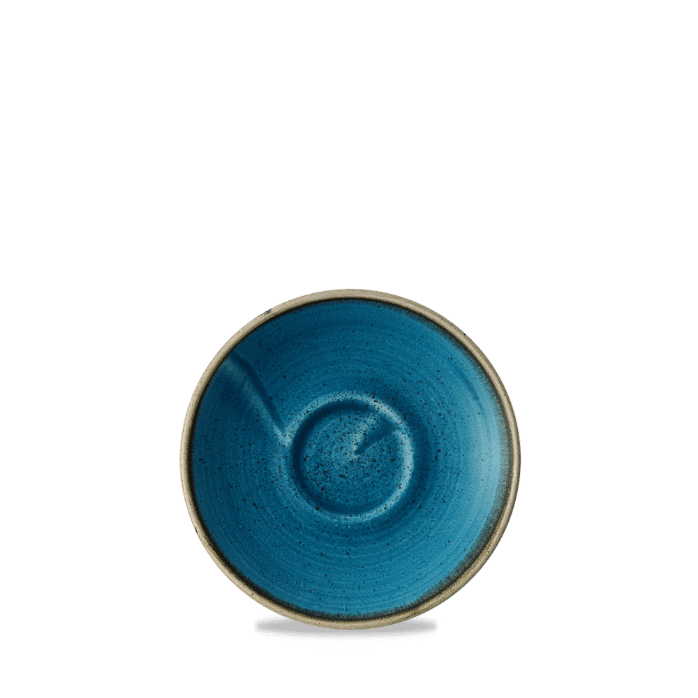 Stonecast 4.5" Java Blue Espresso Saucer