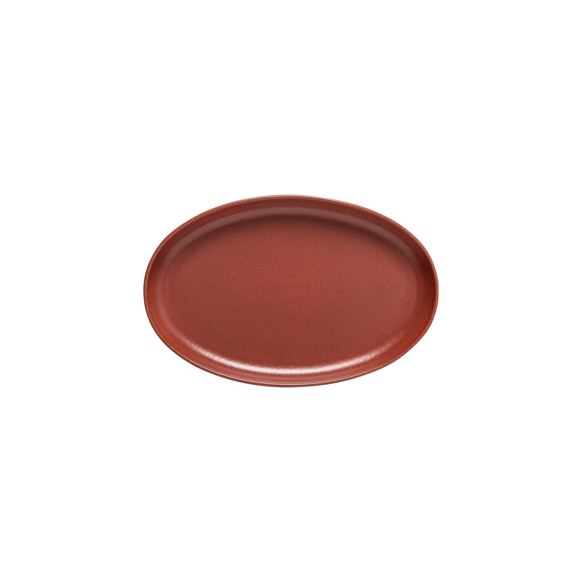 Pacifica Oval Plate/platter, 9", Cayenne