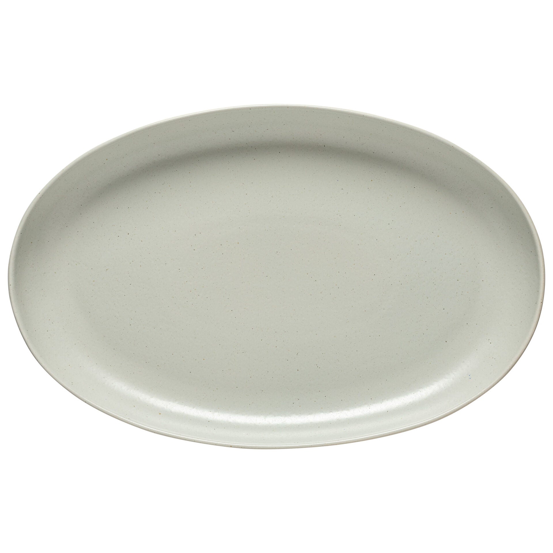 Pacifica Oval Platter, 16", Oyster Grey