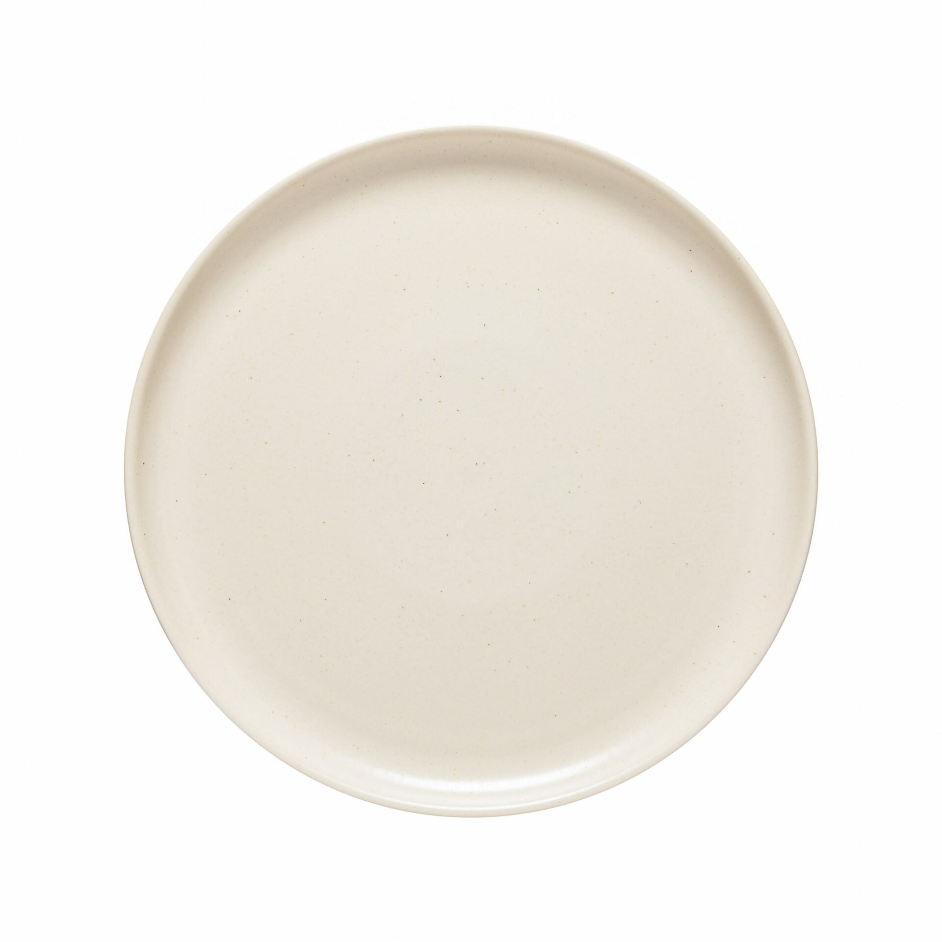 Pacifica Round Charger Plate, 12-3/4", Vanilla