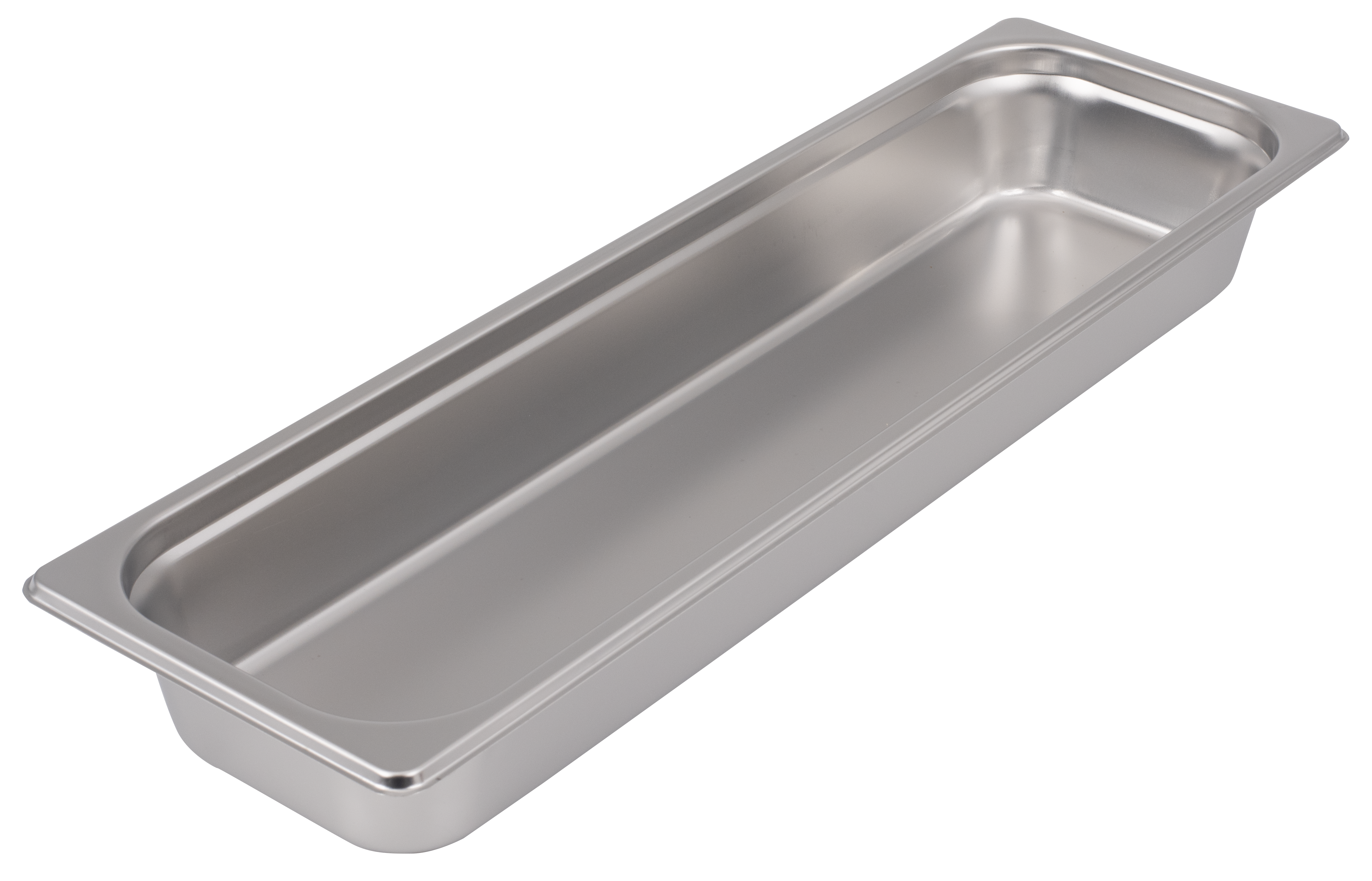 Steam Table Pan, Half Size Long, 2.5"D, Anti-Jam, 25 Gauge