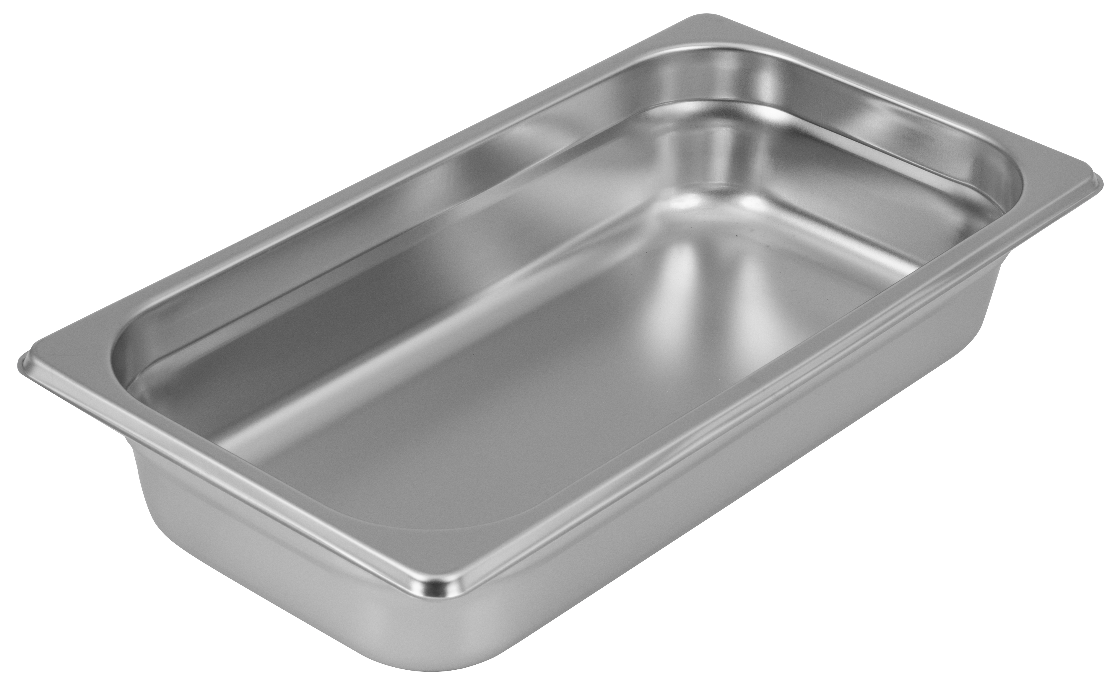 Steam Table Pan, 1/3 Size, 2.5"D, Anti-Jam, 25 Gauge