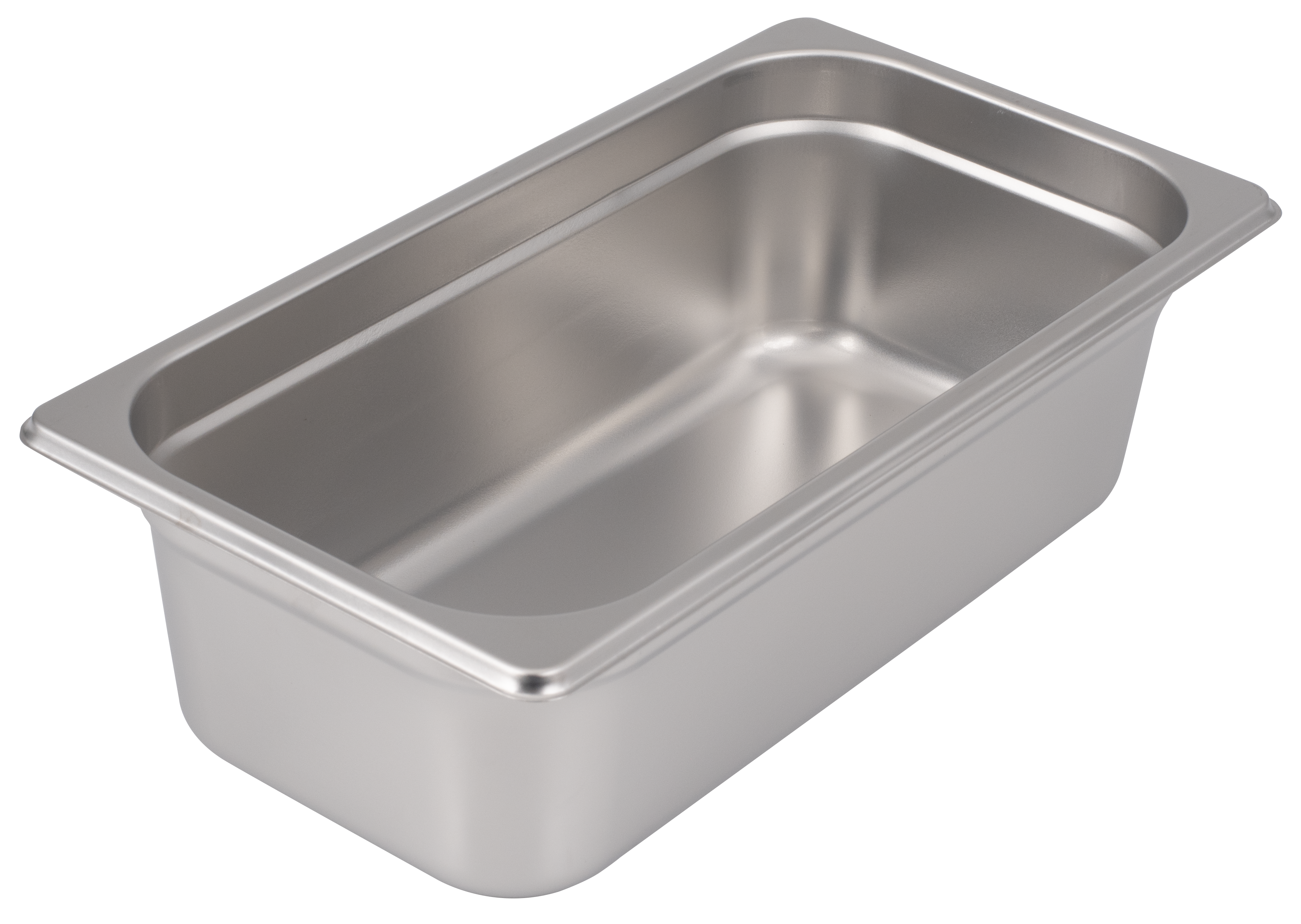Steam Table Pan, 1/3 Size, 4"D, Anti-Jam, 25 Gauge
