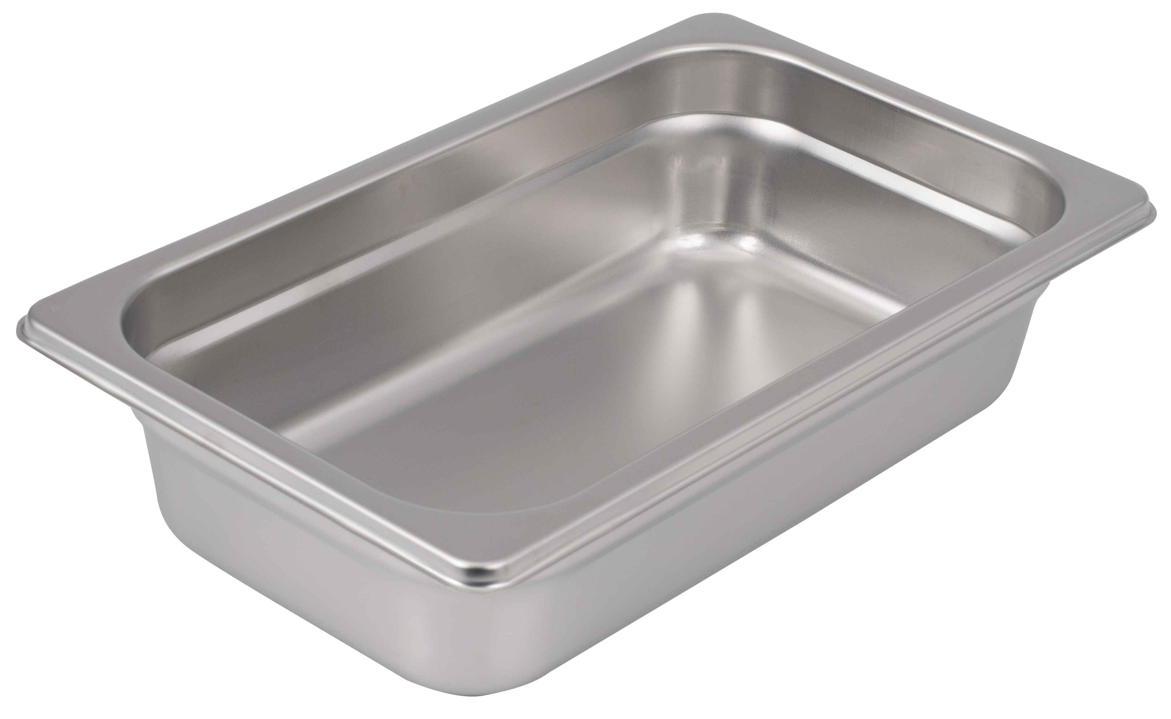 Steam Table Pan, 1/4 Size, 2.5"D, Anti-Jam, 25 Gauge