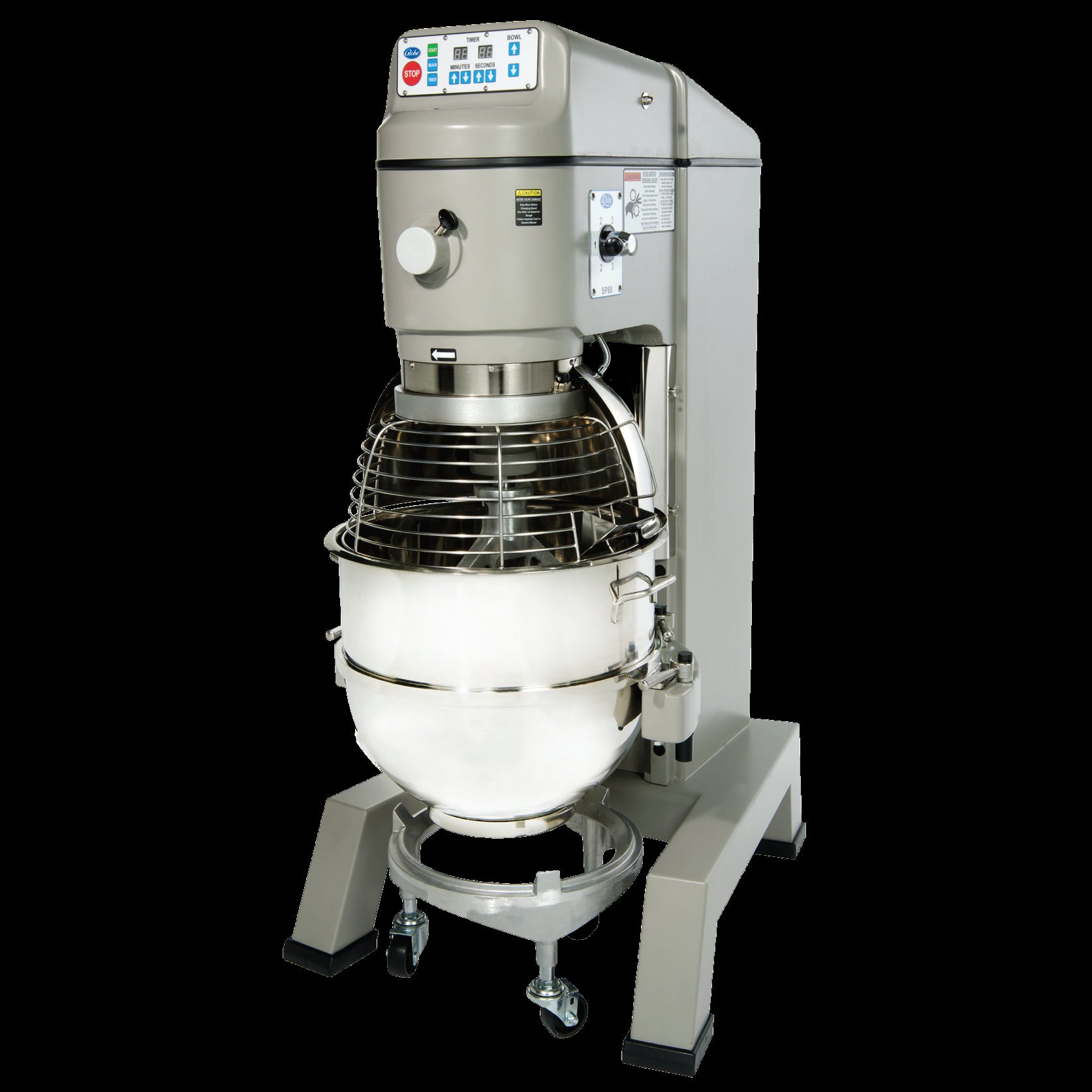 Planetary Mixer, floor model, 4-speed (fixed), 80 qt. (75.7 