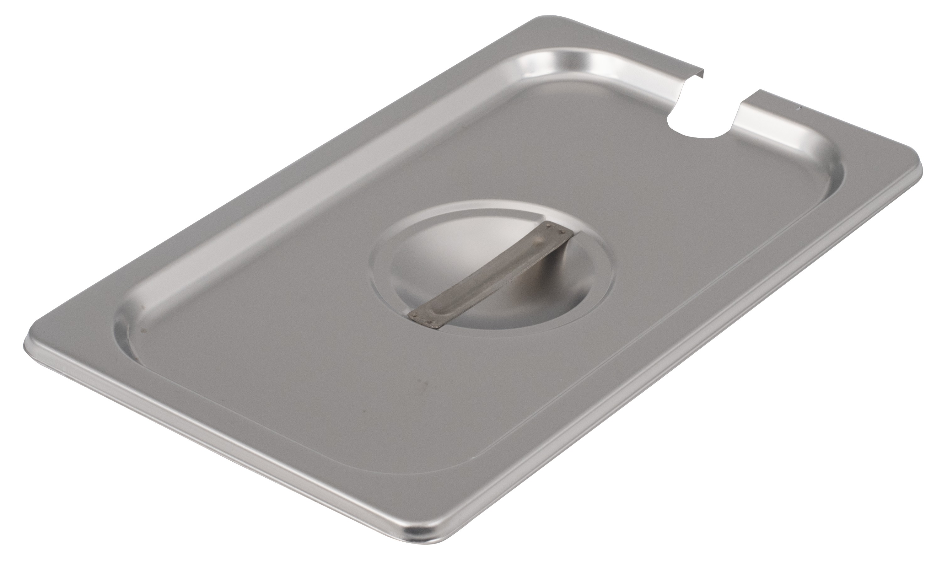 Cover for Steam Table Pan, 1/4 Size, Slotted, 22 Gauge
