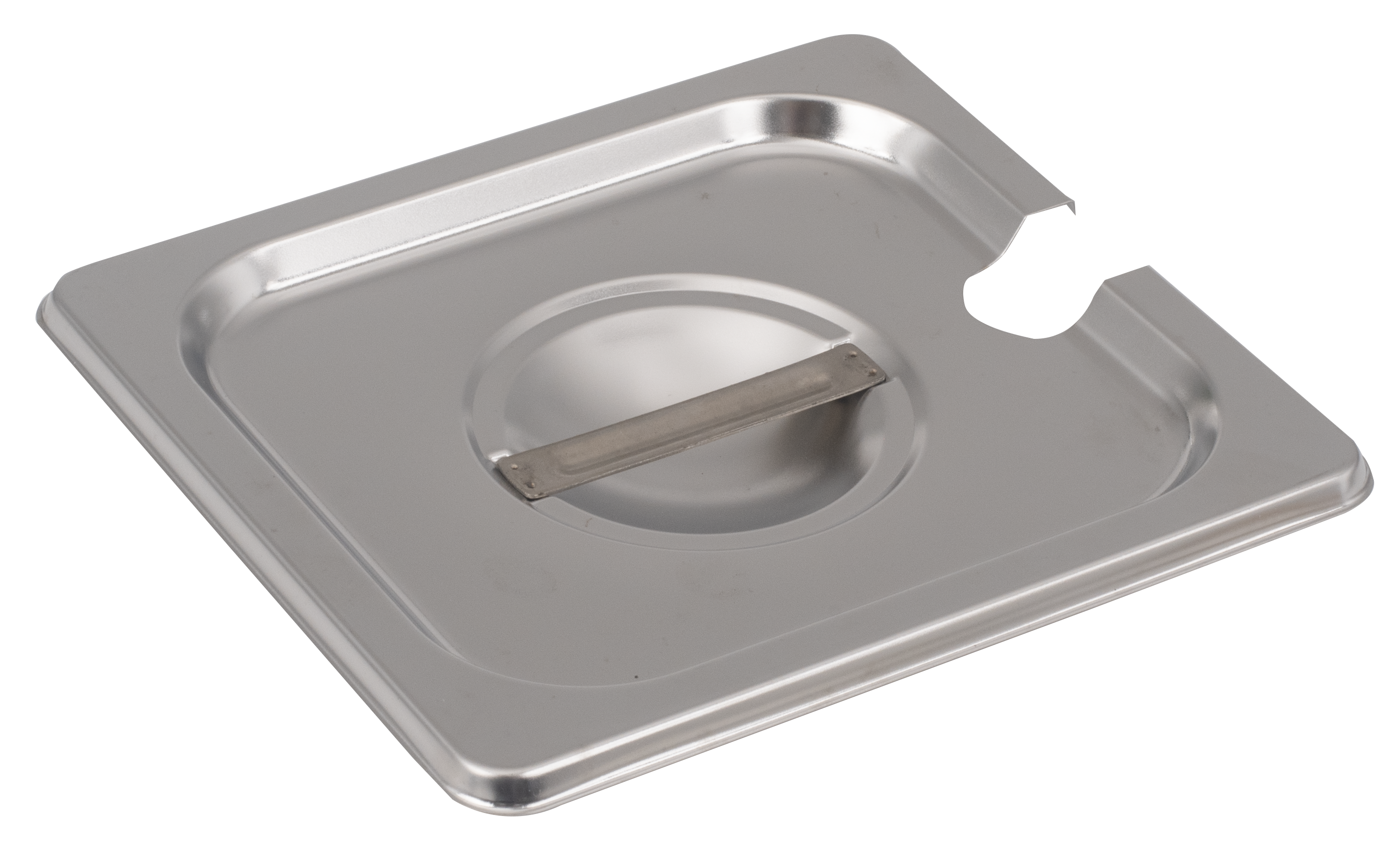 Cover for Steam Table Pan, 1/6 Size, Slotted, 22 Gauge